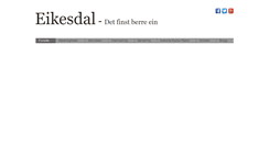 Desktop Screenshot of eikesdal.no