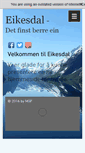 Mobile Screenshot of eikesdal.no
